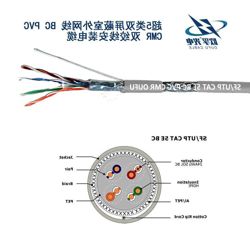 深水埗区SF / UTP CAT 5E BC PVC CMR双绞线安装电缆